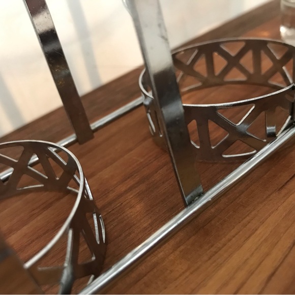 Midcentury 1950 Libbey double pot confitures/condiments. En verre. - Picture 9 of 9